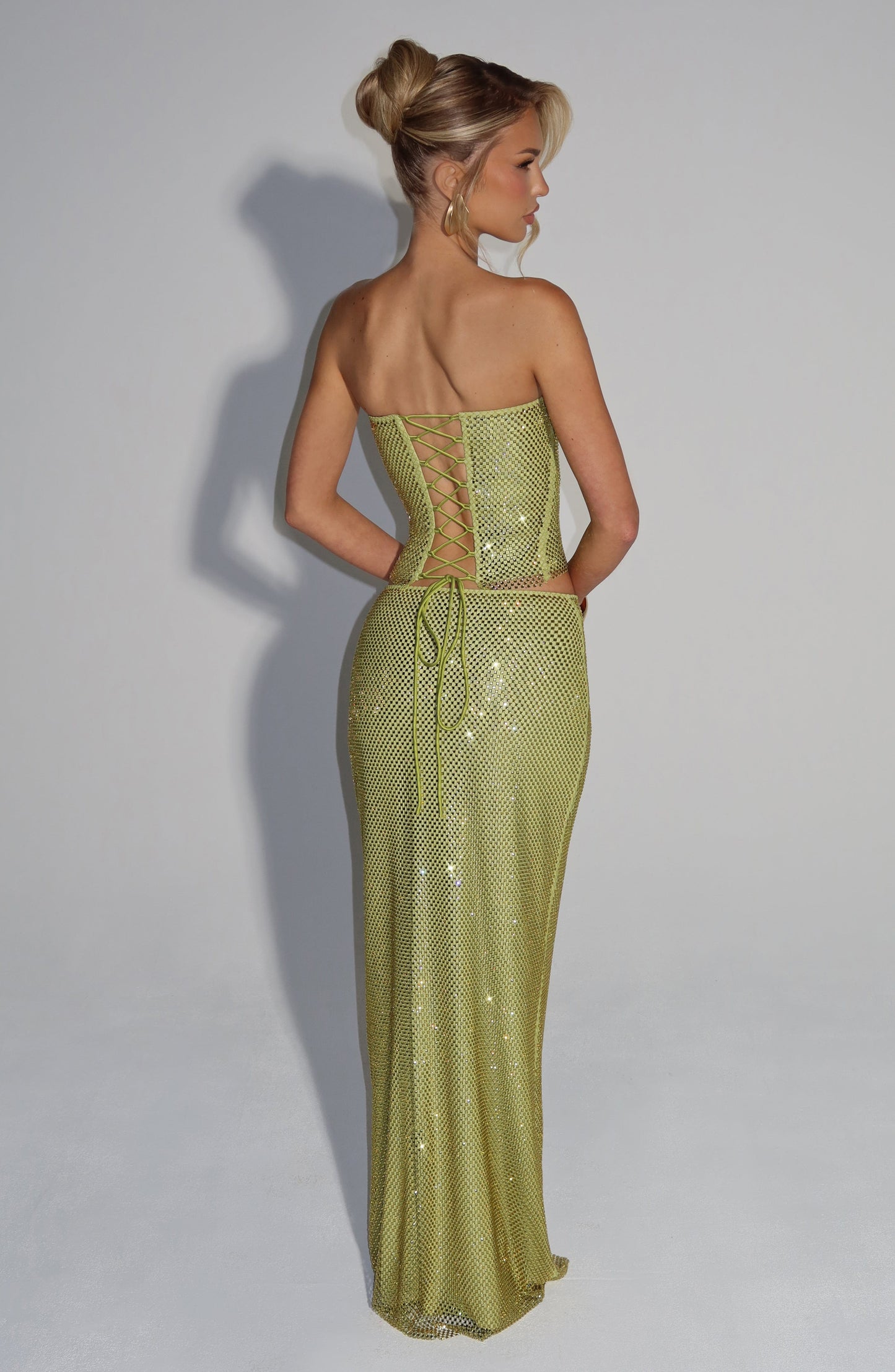 Hali Maxi Skirt - Olive