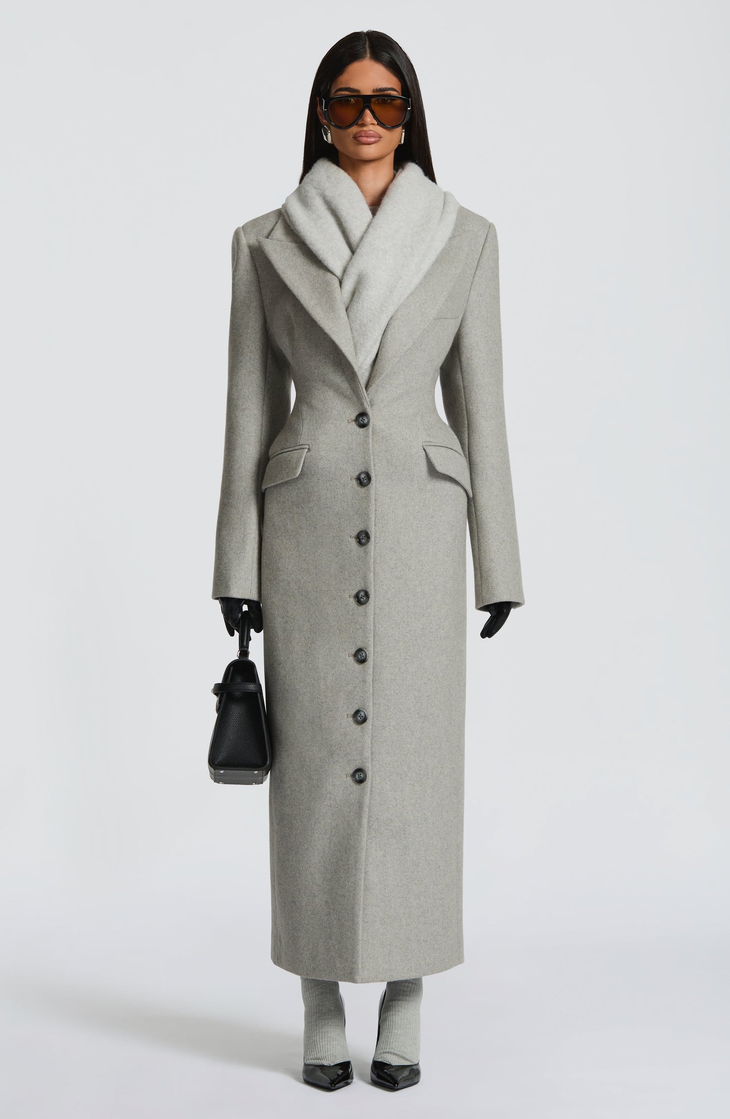 Jeanie Scarf - Light Grey
